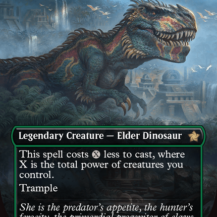 Ghalta, Primal Hunger (Borderless) [Foundations] Foil