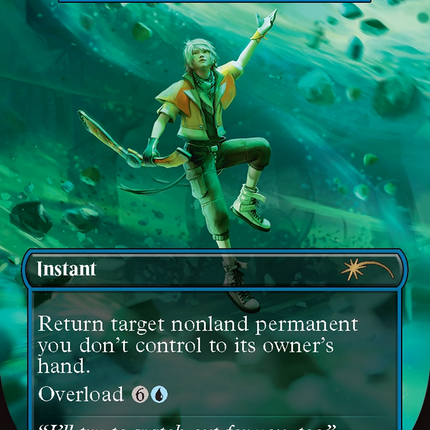 Cyclonic Rift - Hope's Aero Magic  (Borderless) [Secret Lair Drop]