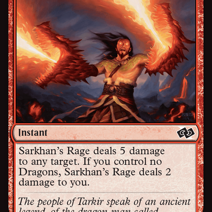 Sarkhan's Rage [Foundations Jumpstart] Foil