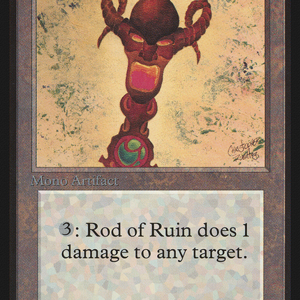 Rod of Ruin [Limited Edition Beta]