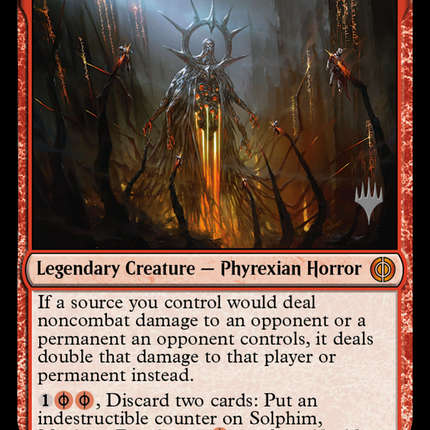 Solphim, Mayhem Dominus [Phyrexia: All Will Be One Promos]