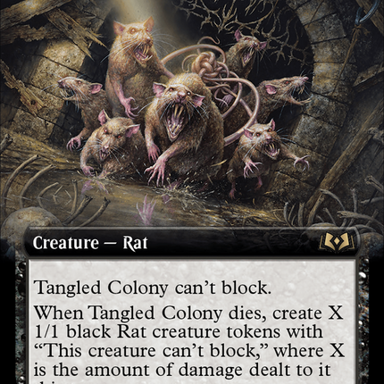 Tangled Colony (Extended Art) [Wilds of Eldraine]