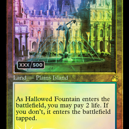 Hallowed Fountain (Retro) [Ravnica Remastered] Serialized Foil