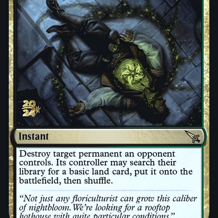 Assassin's Trophy [Murders at Karlov Manor Promos] Prerelease Foil