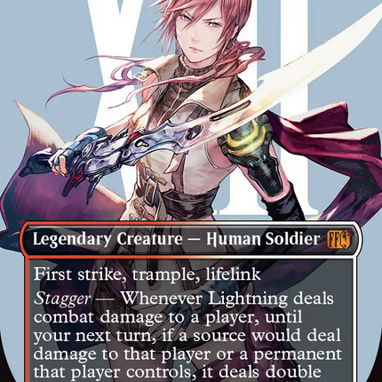 Lightning, Army of One (Borderless) [FINAL FANTASY]