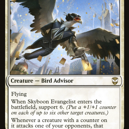 Skyboon Evangelist [New Capenna Commander Promos] Foil