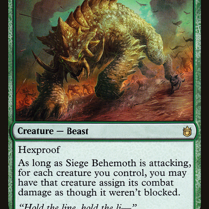 Siege Behemoth [Commander Anthology]