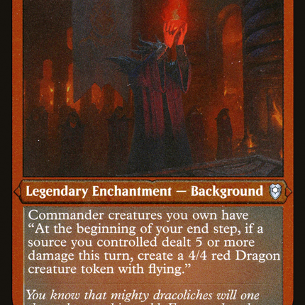 Dragon Cultist (Foil Etched) [Commander Legends: Battle for Baldur's Gate] Foil