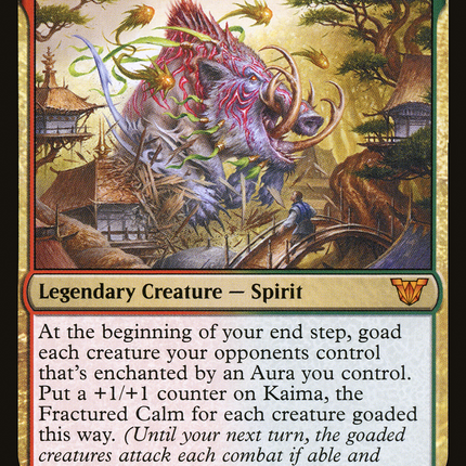 Kaima, the Fractured Calm [Neon Dynasty Commander]