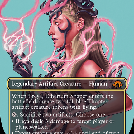 Breya, Etherium Shaper (Borderless) [Modern Horizons 3] Foil