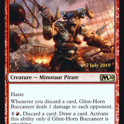 Glint-Horn Buccaneer [Core Set 2020 Promos] Prerelease Foil