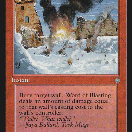 Word of Blasting [Ice Age]