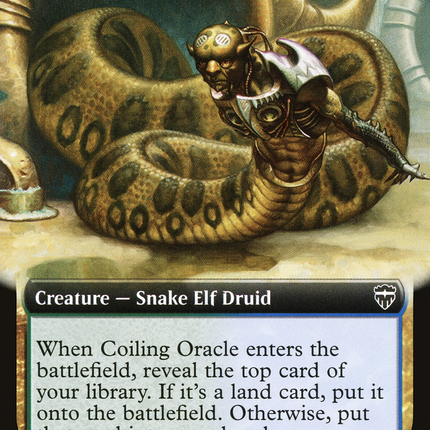 Coiling Oracle (Extended Art) [Commander Legends]