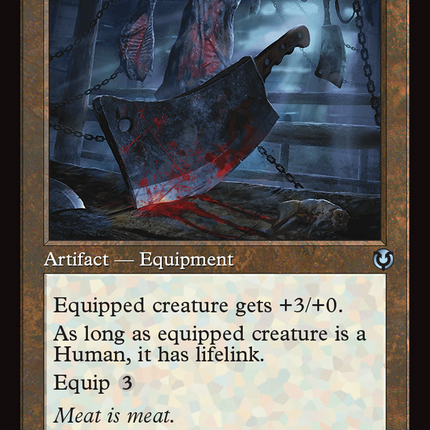 Butcher's Cleaver (Retro Frame) [Innistrad Remastered] Foil