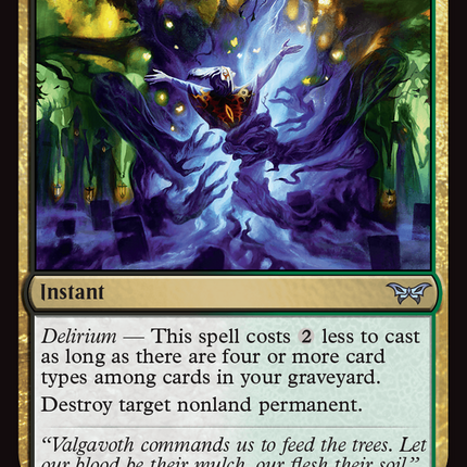 Drag to the Roots [Duskmourn: House of Horror] Foil