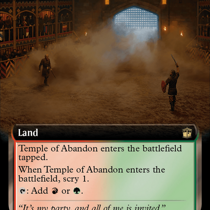 Temple of Abandon (Extended Art) [Doctor Who] Surge Foil