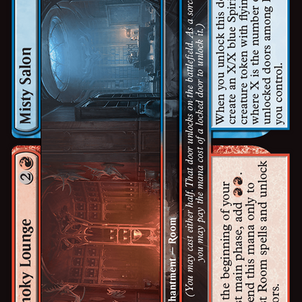 Smoky Lounge // Misty Salon [Duskmourn: House of Horror] Foil