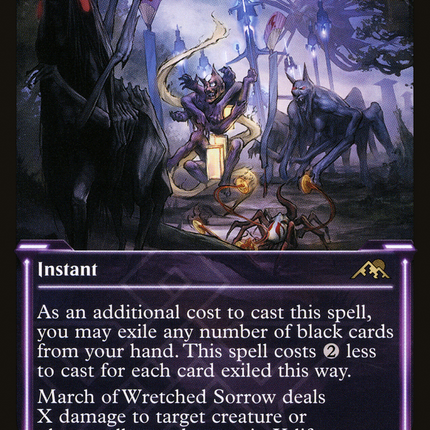 March of Wretched Sorrow (Showcase) [Kamigawa: Neon Dynasty]