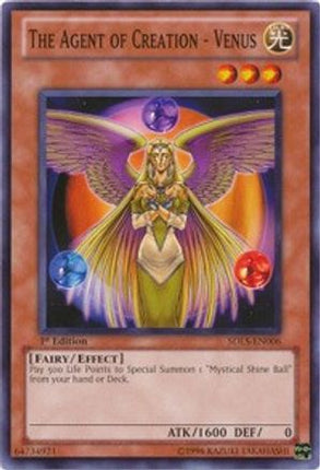 The Agent of Creation - Venus (Common / Short Print) [SDLS-EN006] Structure Deck: Lost Sanctuary 1st Edition