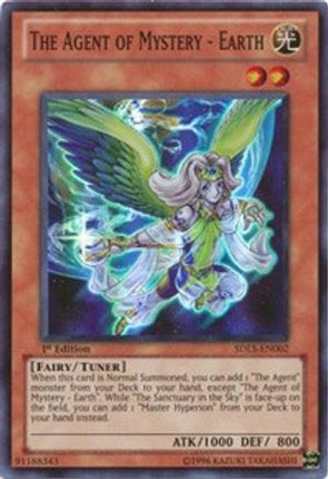 The Agent of Mystery - Earth (Super Rare) [SDLS-EN002] Structure Deck: Lost Sanctuary 1st Edition