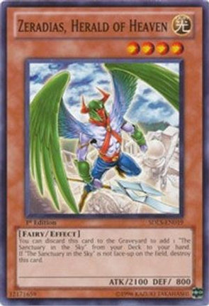Zeradias, Herald of Heaven (Common / Short Print) [SDLS-EN019] Structure Deck: Lost Sanctuary 1st Edition