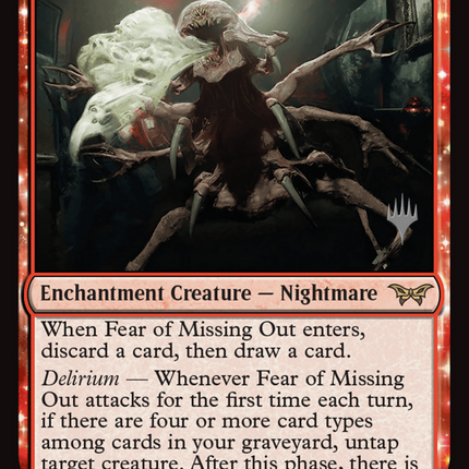 Fear of Missing Out [Duskmourn: House of Horror Promos] Foil