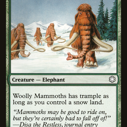 Woolly Mammoths [Coldsnap Theme Decks]
