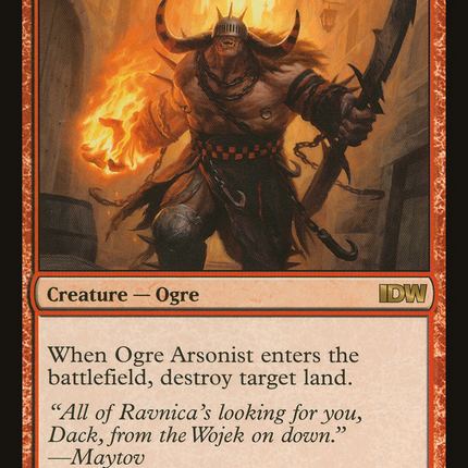 Ogre Arsonist [IDW Comics Inserts]