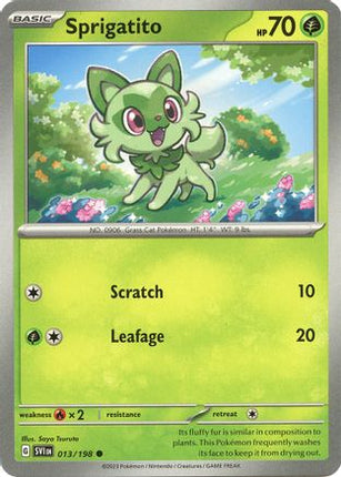 Sprigatito - 13/null [SV01: Scarlet & Violet Base Set] Reverse Holofoil