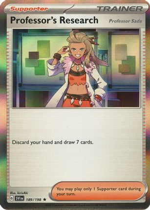 Professor's Research - 189/198 [SV01: Scarlet & Violet Base Set] Holofoil