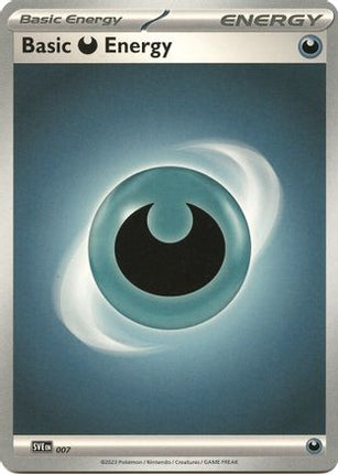 Basic Darkness Energy - 007 - 7/null [SVE: Scarlet & Violet Energies]