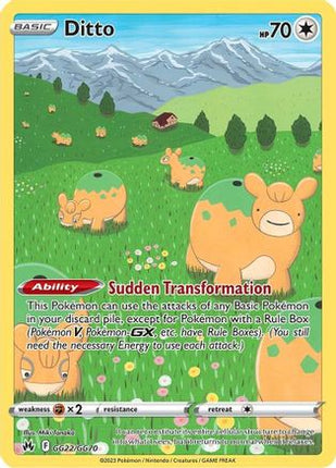 Ditto - GG22/null [Crown Zenith: Galarian Gallery] Holofoil