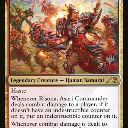 Risona, Asari Commander [Kamigawa: Neon Dynasty Promos]