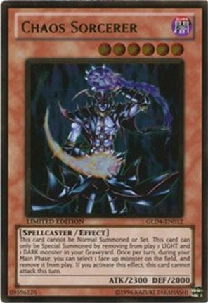 Chaos Sorcerer (Gold Rare) [GLD4-EN012] Gold Series 4: Pyramids Edition Limited