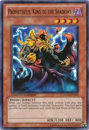 Prometheus, King of the Shadows (Common / Short Print) [GLD4-EN020] Gold Series 4: Pyramids Edition Limited