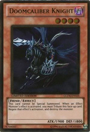 Doomcaliber Knight (Gold Rare) [GLD4-EN023] Gold Series 4: Pyramids Edition Limited