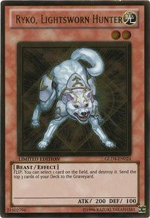 Ryko, Lightsworn Hunter (Gold Rare) [GLD4-EN024] Gold Series 4: Pyramids Edition Limited