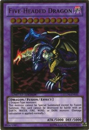 Five-Headed Dragon (Gold Rare) [GLD4-EN031] Gold Series 4: Pyramids Edition Limited