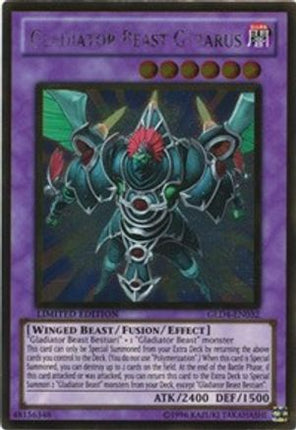 Gladiator Beast Gyzarus (Gold Rare) [GLD4-EN032] Gold Series 4: Pyramids Edition Limited