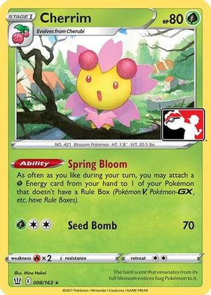 Cherrim 8- Prize Pack Series Cards