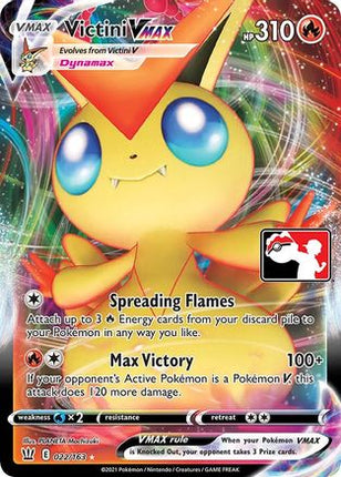 Victini VMAX 22- Prize Pack Series Cards Holofoil