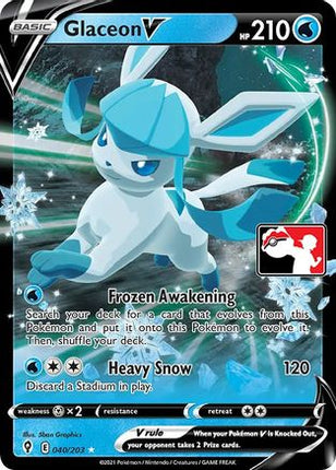 Glaceon V (40) [Prize Pack Series Cards] Holofoil
