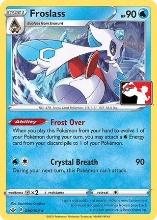Froslass 36- Prize Pack Series Cards