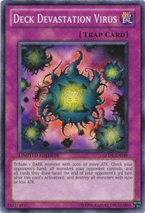 Deck Devastation Virus (Common / Short Print) [GLD4-EN049] Gold Series 4: Pyramids Edition Limited