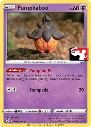 Pumpkaboo 76- Prize Pack Series Cards