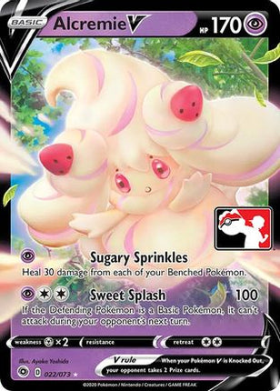 Alcremie V 22- Prize Pack Series Cards Holofoil