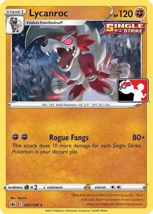 Lycanroc 87- Prize Pack Series Cards