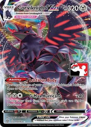 Corviknight VMAX 110- Prize Pack Series Cards Holofoil