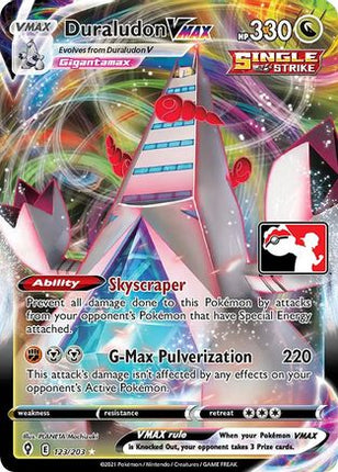 Duraludon VMAX 123- Prize Pack Series Cards Holofoil