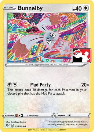 Bunnelby 150- Prize Pack Series Cards Holofoil
